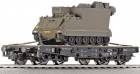 66389 Roco Heavy-duty flat car with armored command vehicle M 577